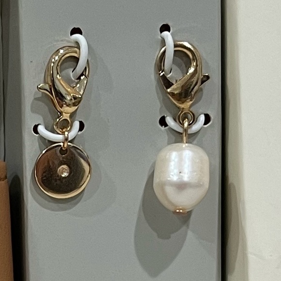 Clearance! ⚠️ NWT A New Day Caramel Ear Bud Case with Charm Set - Picture 4 of 9